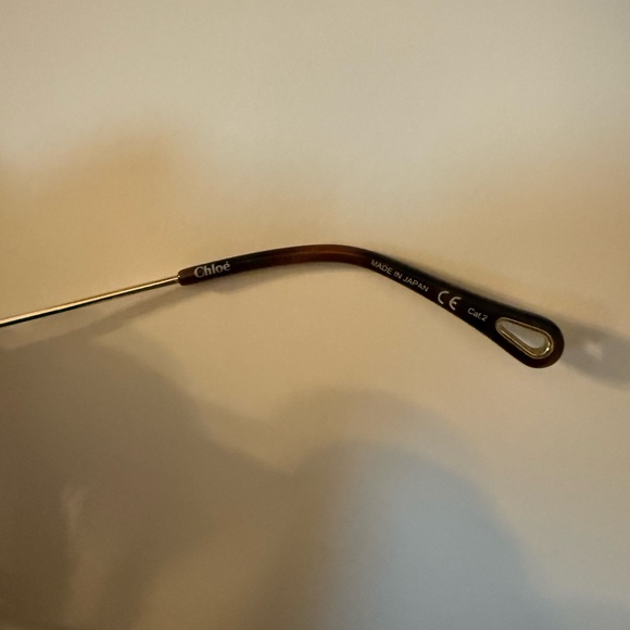 Chloe Black and Gold Sunglasses - Picture 3 of 3